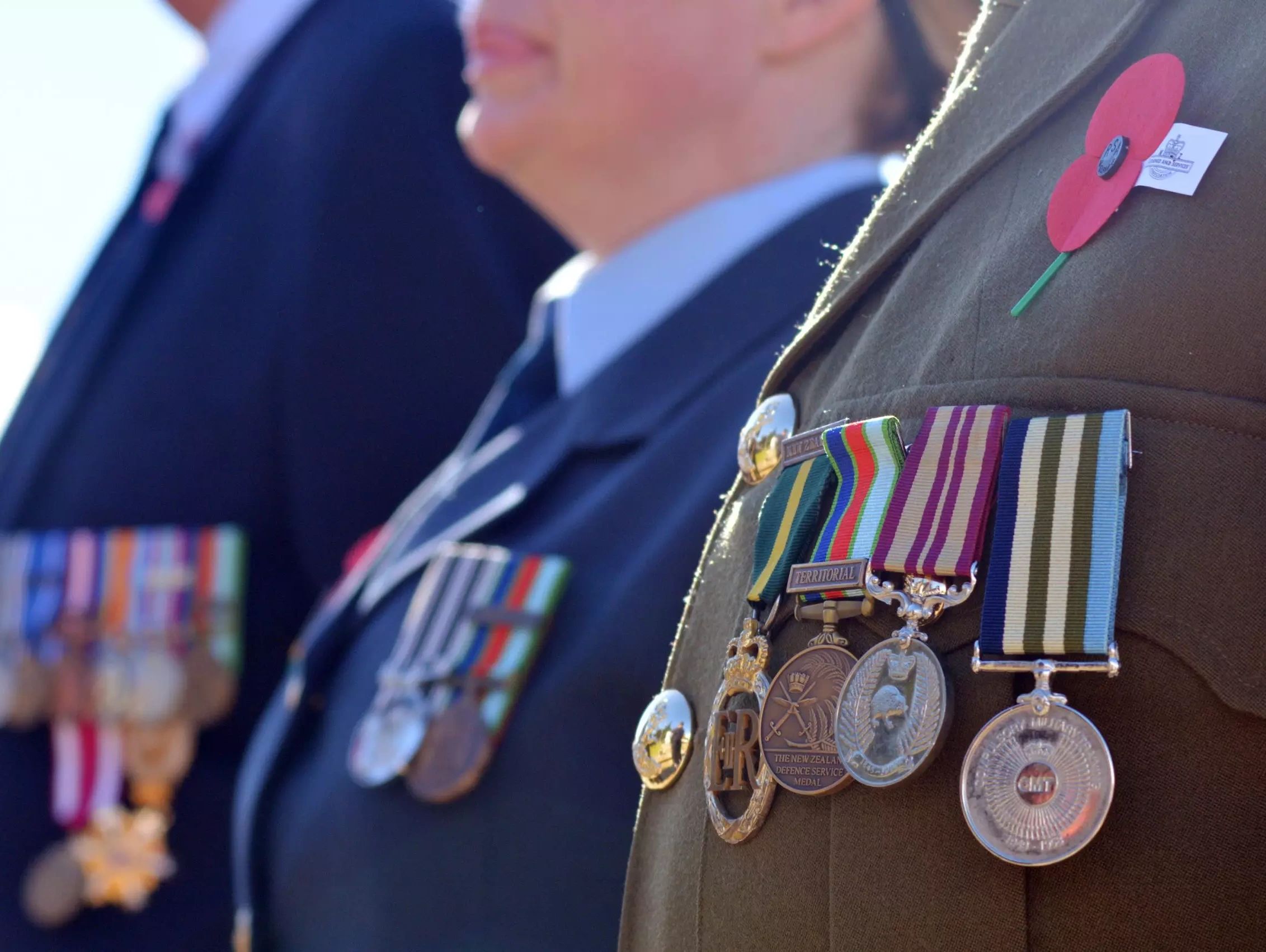 Military medals representing veterans’ service